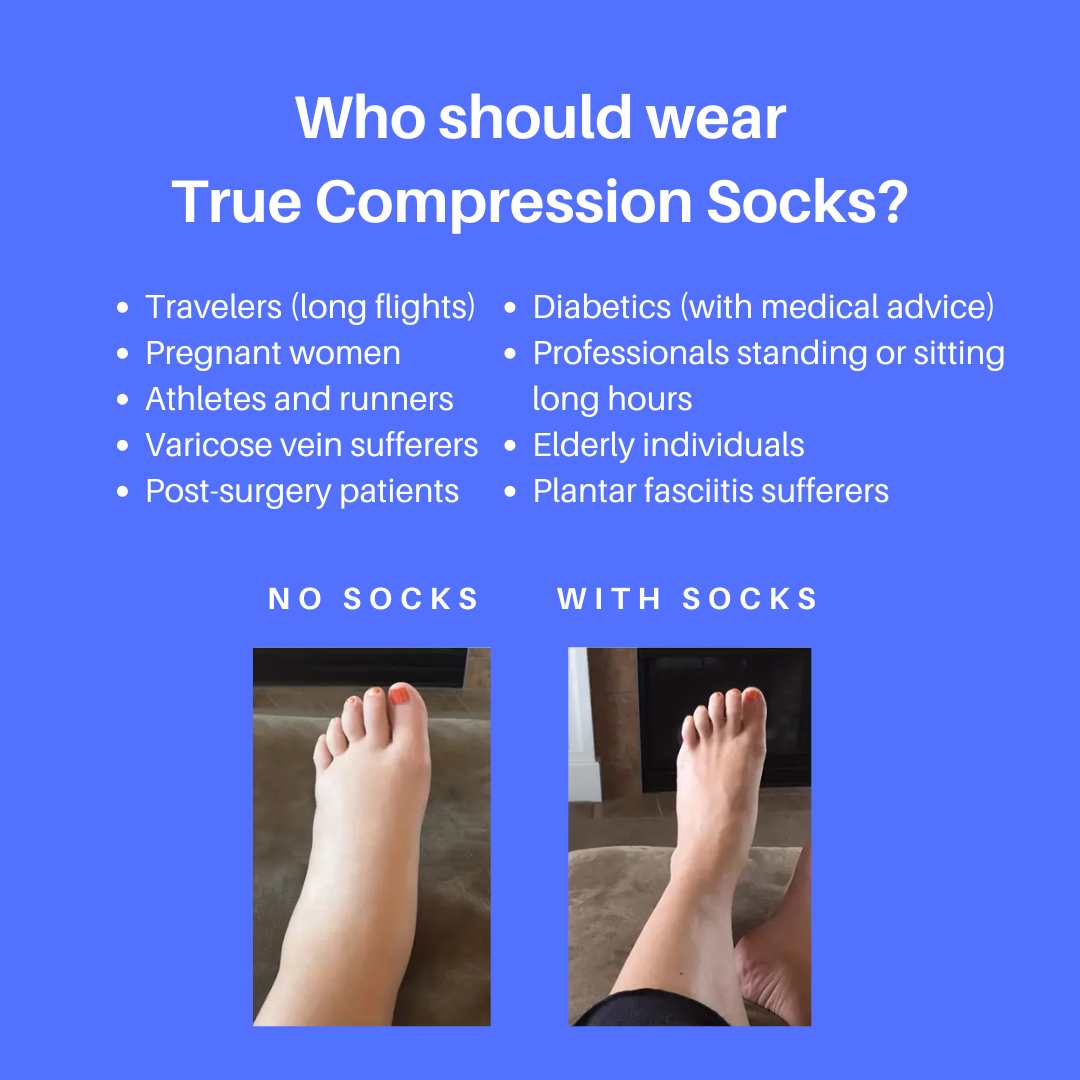 True Zip Compression Socks